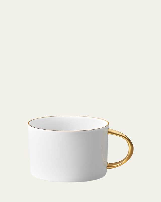 Corde Tea Cup, White/Gold